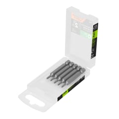 Estuche con 5 puntas torx T9 largo 2´´, Truper Expert