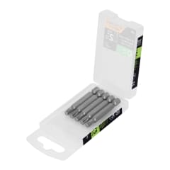 Estuche con 5 puntas torx T30 largo 2´´, Truper Expert