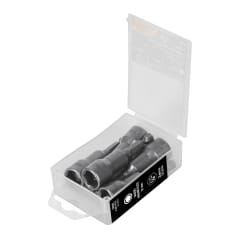 Estuche con 5 dados magnéticos de 12 mm largo 2´´, Expert Truper