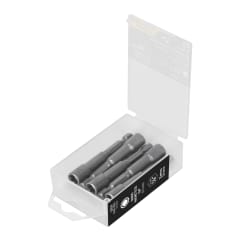 Estuche con 5 dados magnéticos de 1/4´´ largo 2´´, Expert Truper