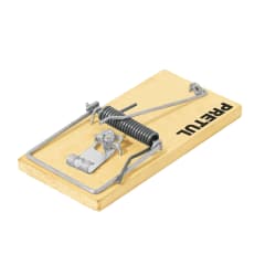 Bolsa con 2 trampas de 4'' de madera para ratón. pretul 0