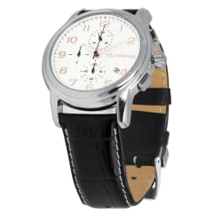 Reloj para caballero acuático correa de piel Truper 0