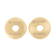 Blíster 2 cuchillas titanio para cortapisos de mayólica Truper