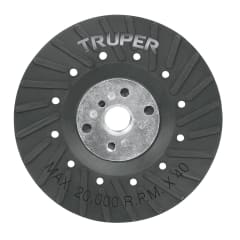 Respaldo para discos de lija 4-1/2´´, eje 5/8-11, Truper 0