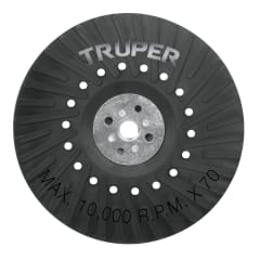 Respaldo para discos de lija 7´´, eje M14, Truper