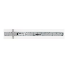 Regla 15 cm de acero inoxidable de bolsillo, Truper