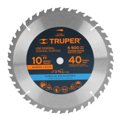 Disco para sierra ingleteadora 10