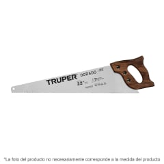 Serrucho 18'' dorado. 9 dpp. truper 0