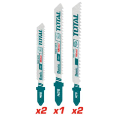 Cuchillas para Caladora (madera y metal) 5pcs 100mm 4pcs Madera Total 0