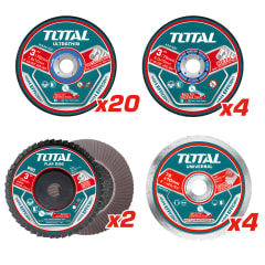 Set de Discos de Corte y Abrasivos 30pcs Total