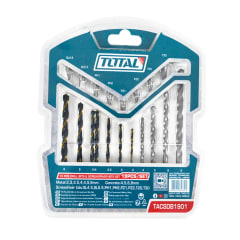 Set de Broca para Metal y Concreto + Puntillas 8 piezas Total 0