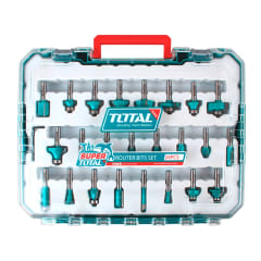 Set de Fresas 8mm 24pcs Para Ruteadora/Freseadora Total