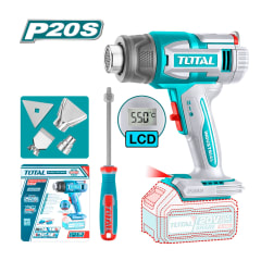 Pistola de Calor Digital 30°-550° 20v Total 0