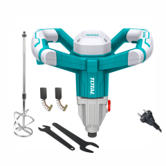 Mezcladora de cemento y pintura 1400w Total 0