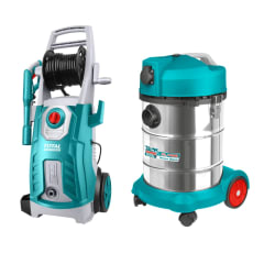 Hidrolavadora 2500w + Aspiradora 30 litros Total 0