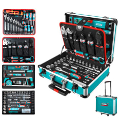 Set de Herramientas Manuales 147pcs con Maletin Total