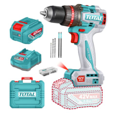 Taladro Percutor 69Nm + 1 Batería y Cargador 42v Total 0