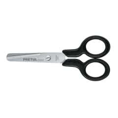 Tijera 4-1/2´´ de acero inoxidable punta roma escolar, Pretul 0