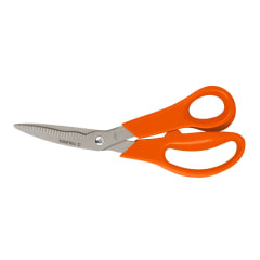 Tijera 8'' multiusos de acero inoxidable, cuchillas dentadas Truper