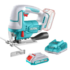 Sierra Caladora Inalambrica + 1 Bateria + Cargador 20v Total