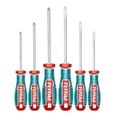 Juego de destornilladores 6 piezas Total 0