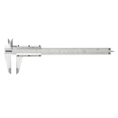 Calibrador Manual (Vernier) 150mm 6'' con estuche Total 0