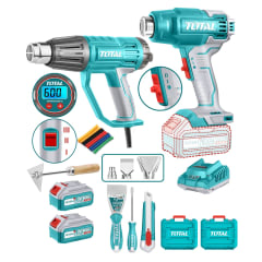 Combo de Pistola de calor digital + Pistola de calor 20v TOTAL 0