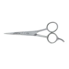 Tijera 5 1/2'' acero inoxidable con gancho para estilista Pretul 0