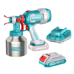 Pistola para pintar 20v incluye bateria y cargador Total