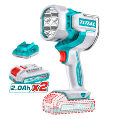 Linterna de Trabajo 20V 25000LM Industrial + 2 bat Total