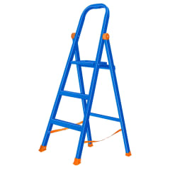 Escalera Tubular de acero 3 pasos WADFOW