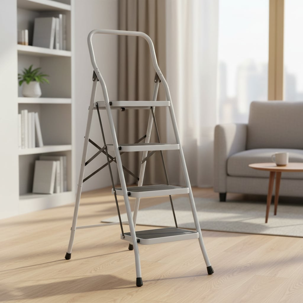 Escalera Tubular 4 Peldaños Pretul2