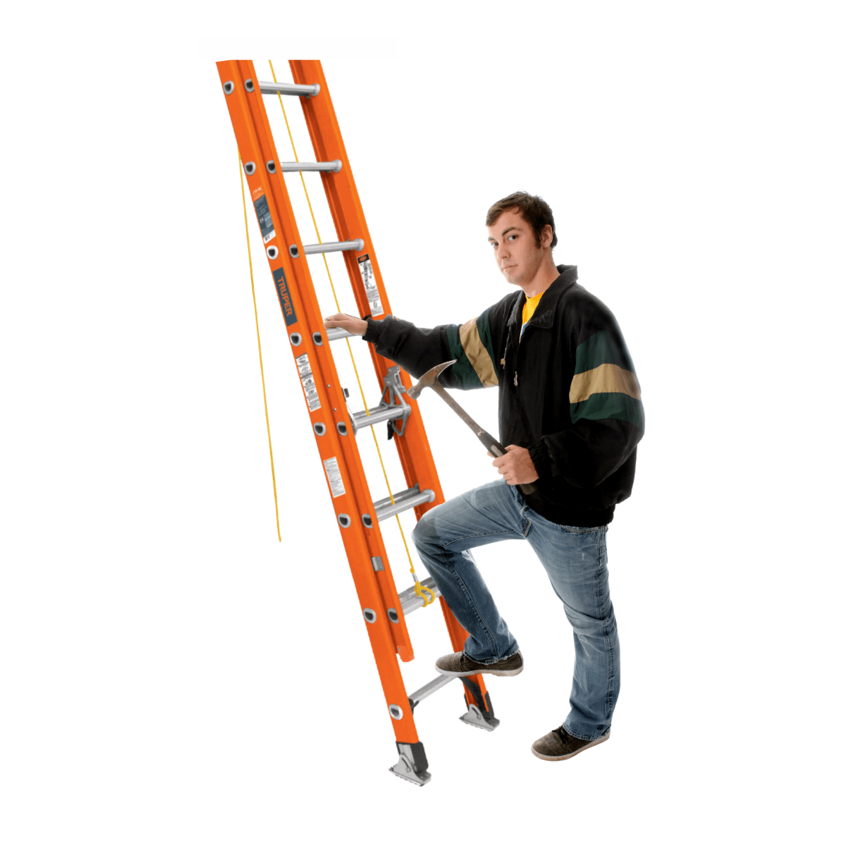 Escalera telescópica fibra de vidrio 20 peldaños Truper5