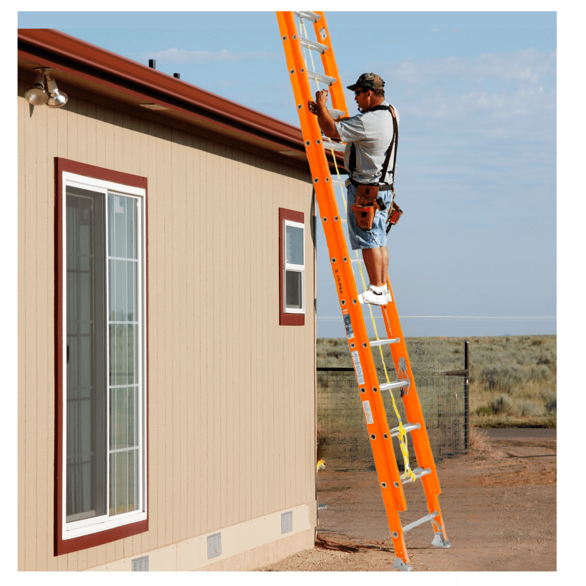 Escalera telescópica fibra de vidrio 28 peldaños Truper5