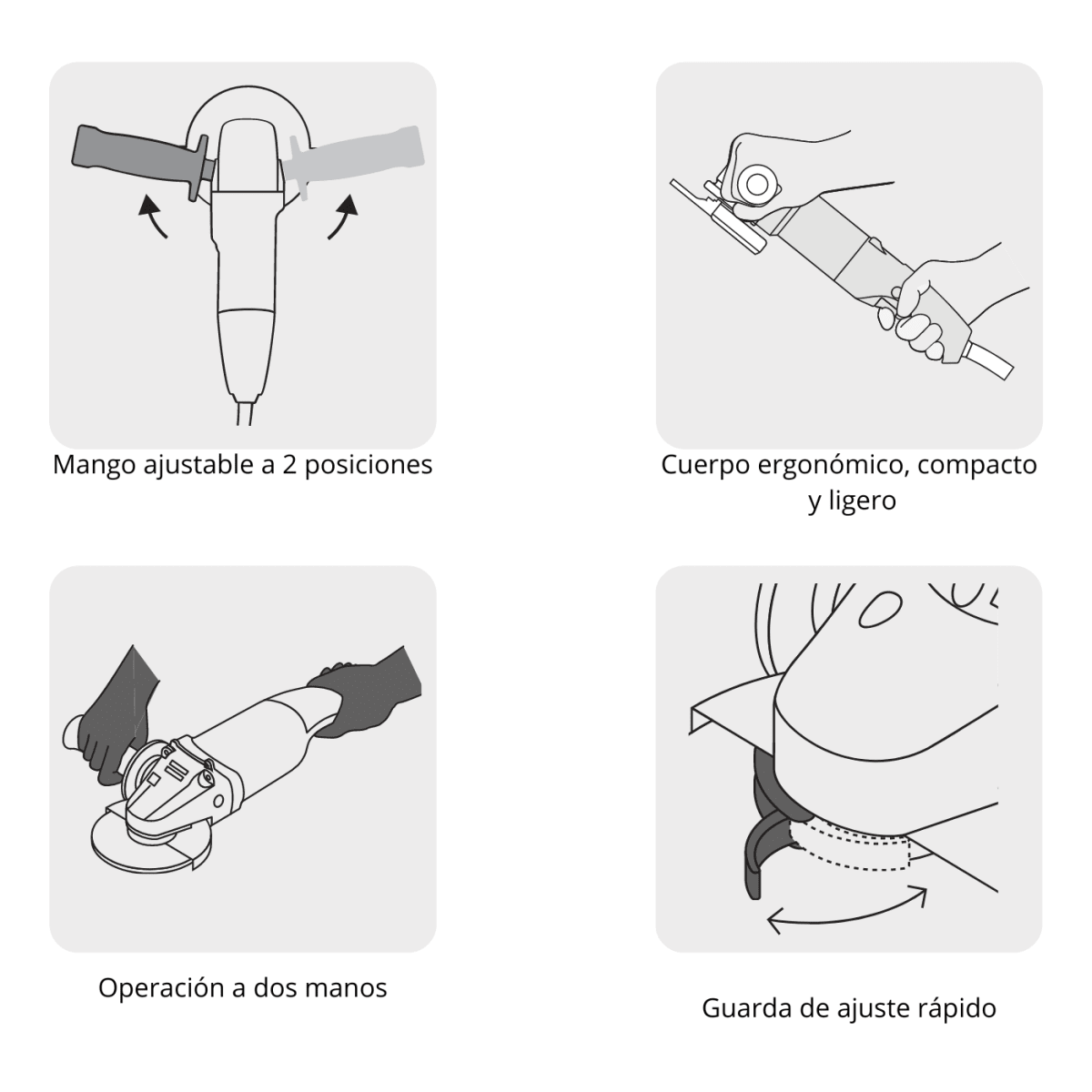 Amoladora industrial 4 1/2