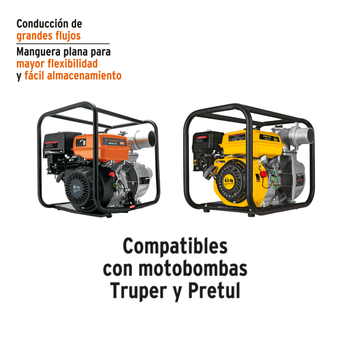 Rollo manguera plana 3