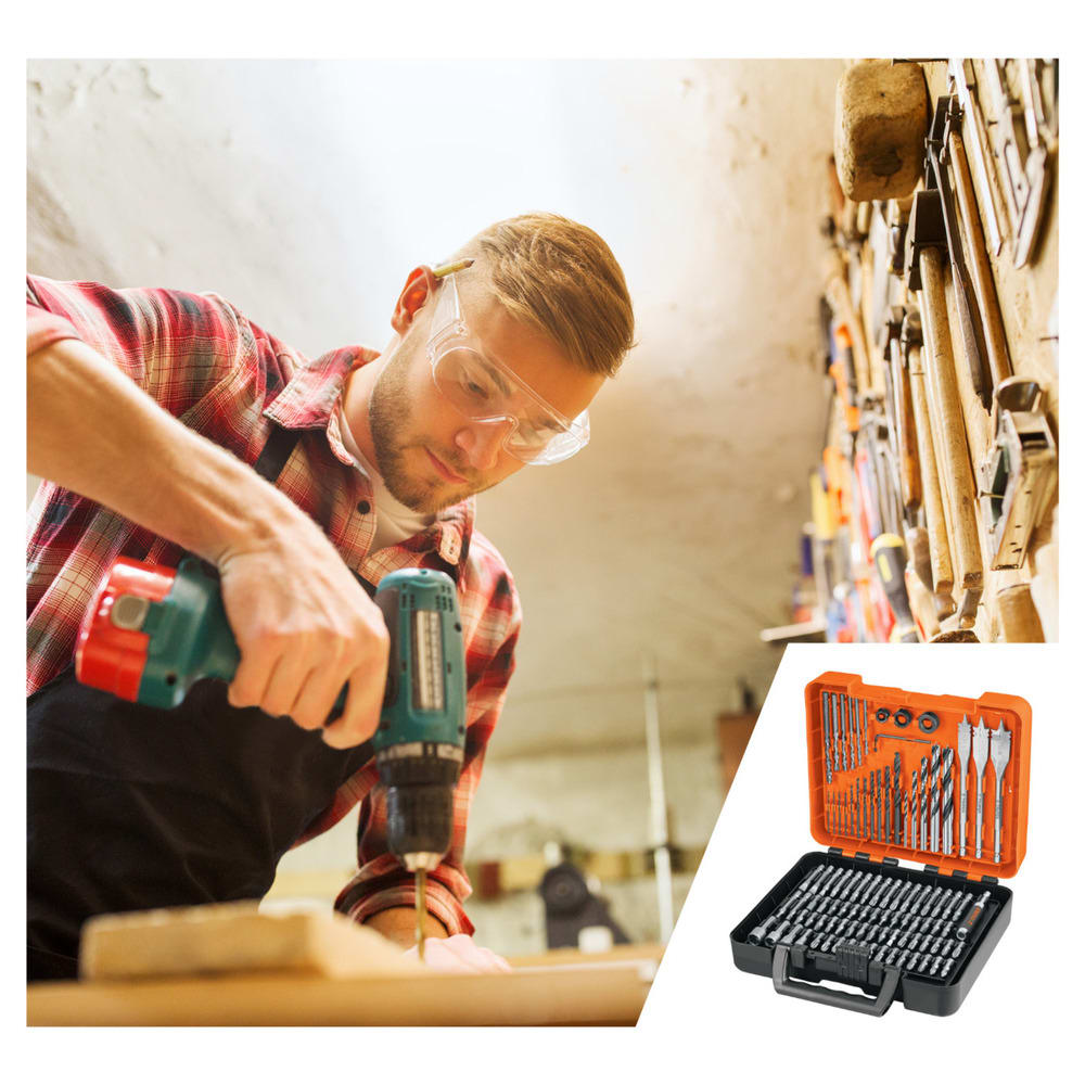 Combo Taladro 600w + 100 brocas y puntas + Mochila Truper9