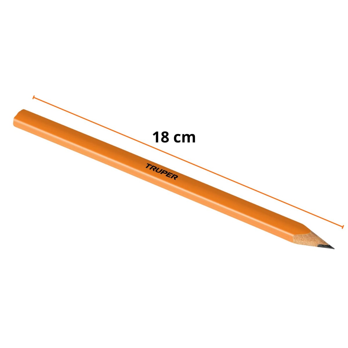 Lápiz para carpintero 18cm Truper2