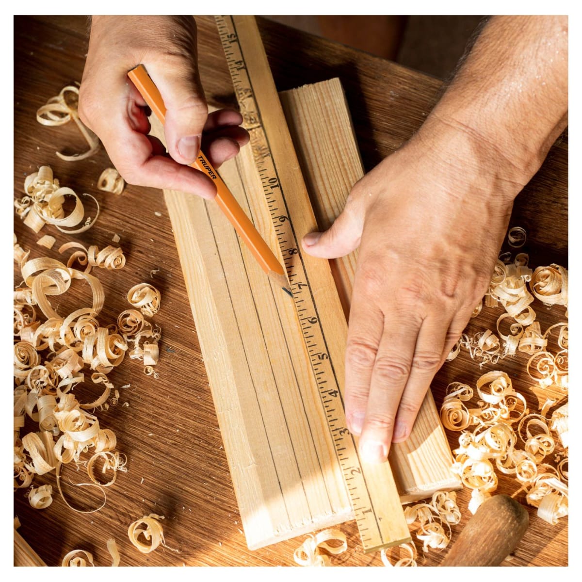 Lápiz para carpintero 18cm Truper4