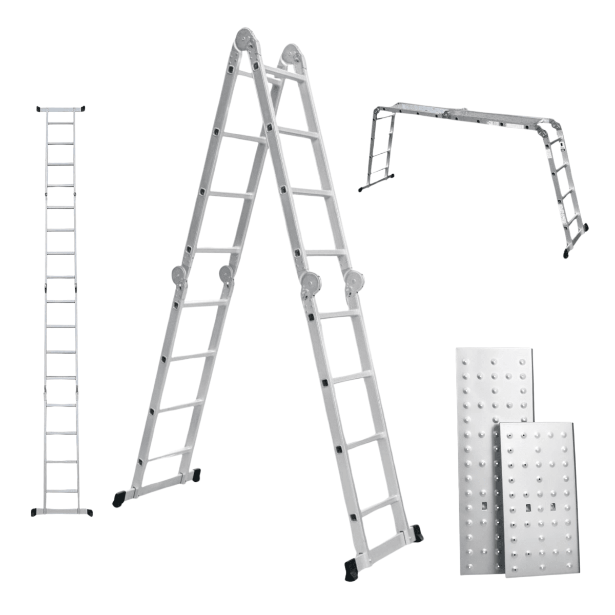 Escalera multiposición 16 peldaños + kit pintor fino Truper3