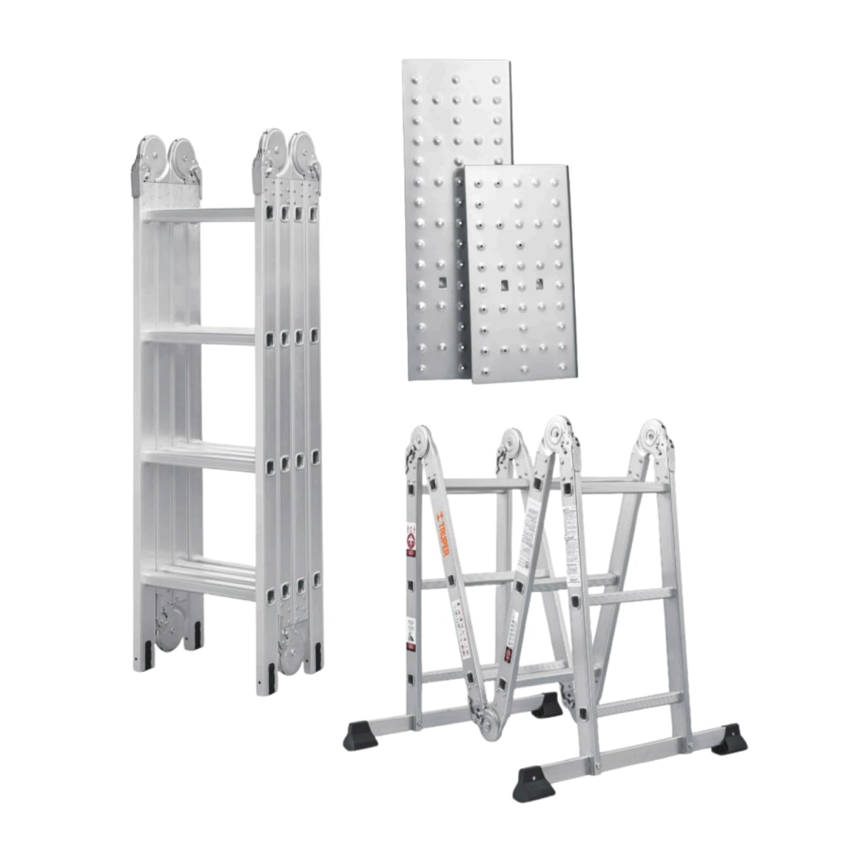 Escalera multiposición 16 peldaños Truper5