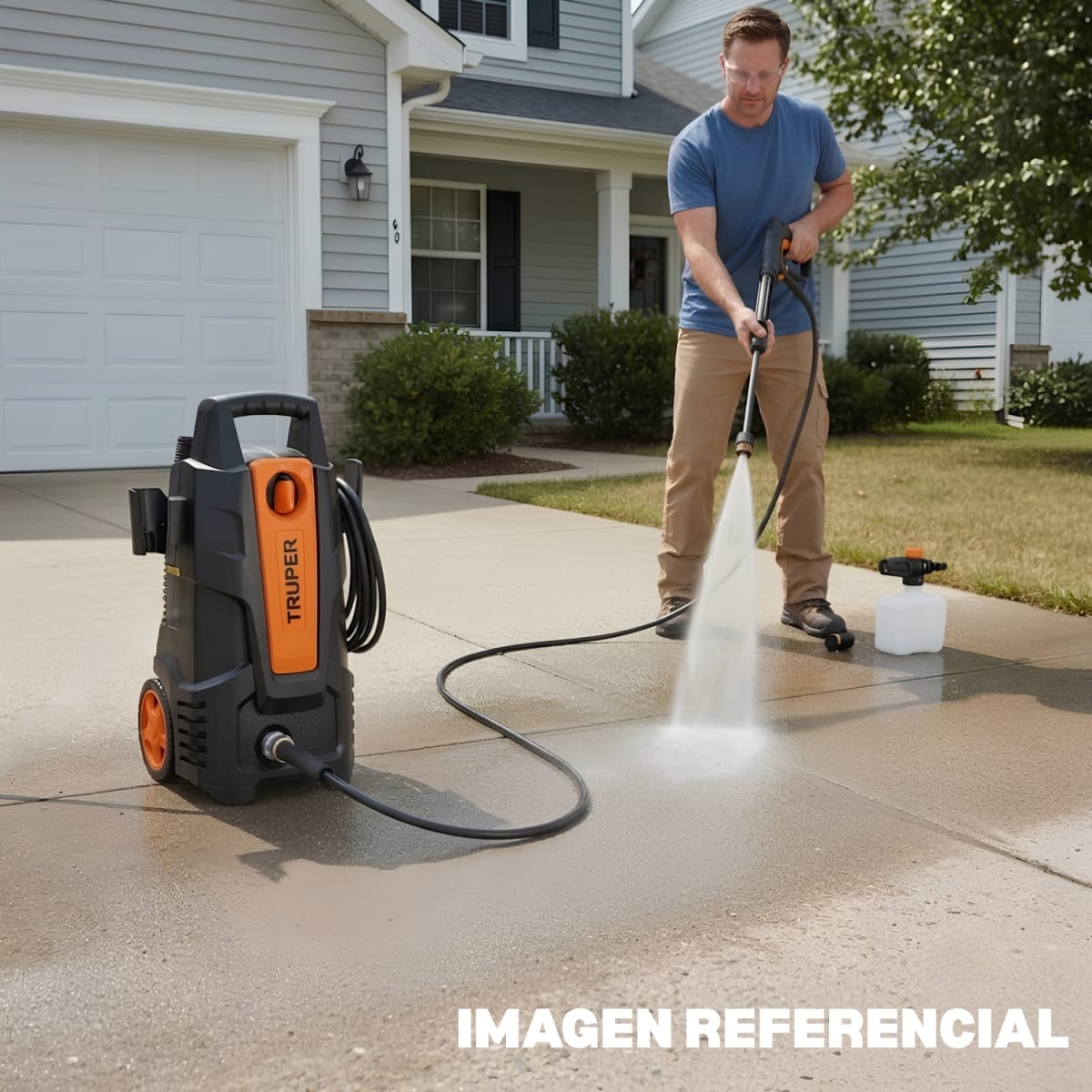 Hidrolavadora 1500 psi + Taladro percutor 600w Truper3