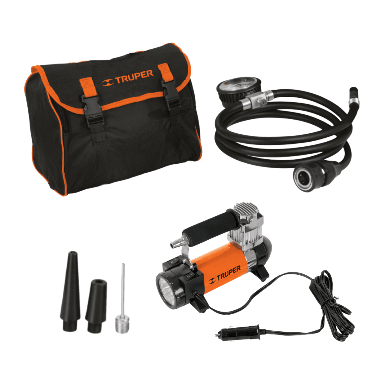 Combo Hidrolavadora 1500PSI + compresor de aire 150PSI Truper13