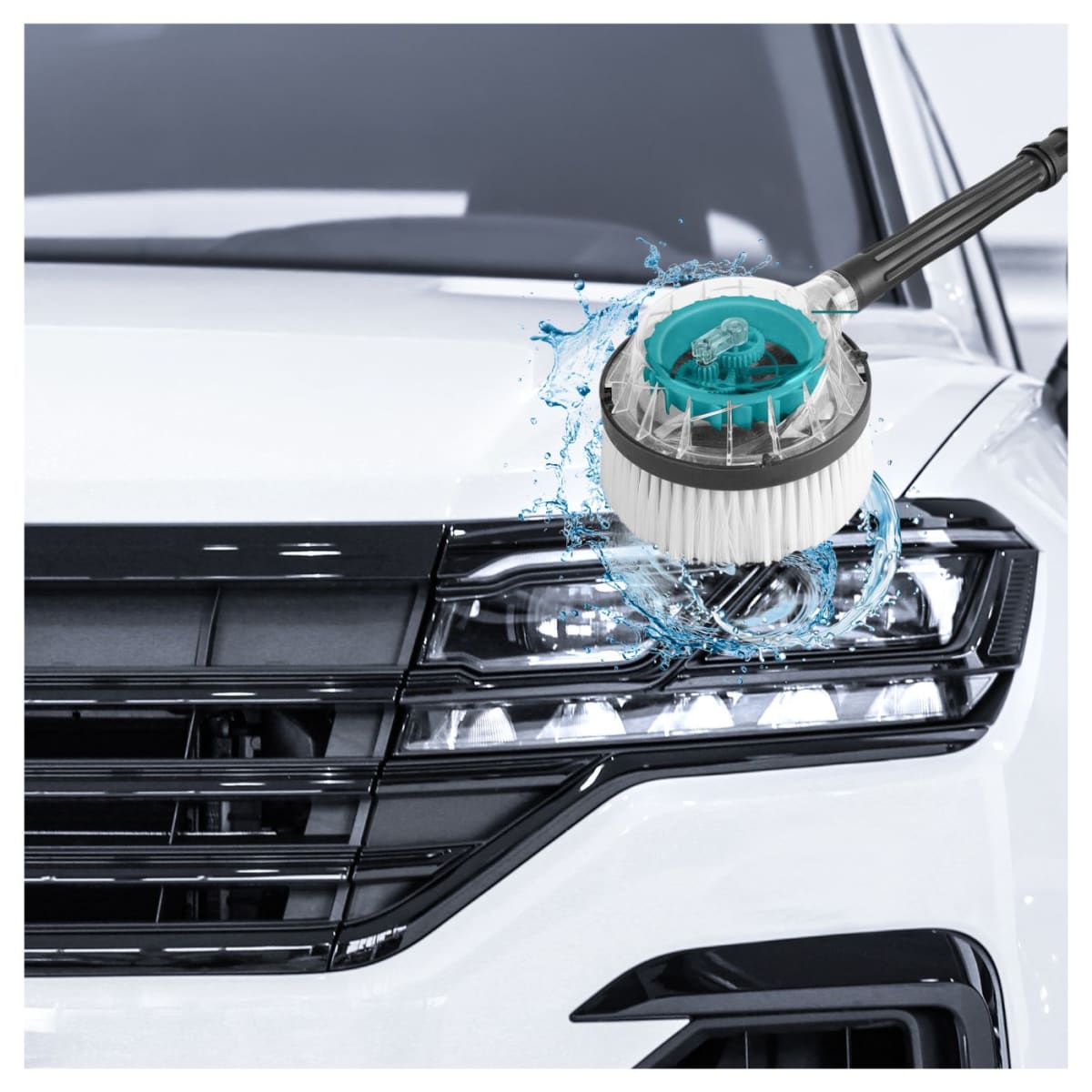 Hidrolavadora 1500 Psi Truper + Cepillo giratorio Total9