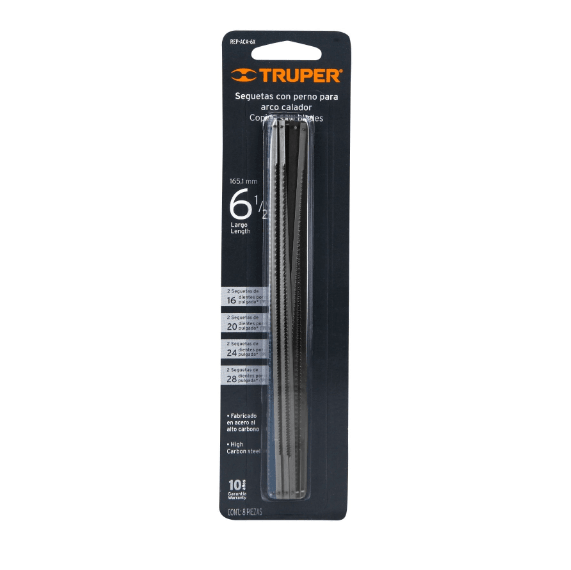 blistercon 8 sierras de repuesto para ACA-6X TRUPER1