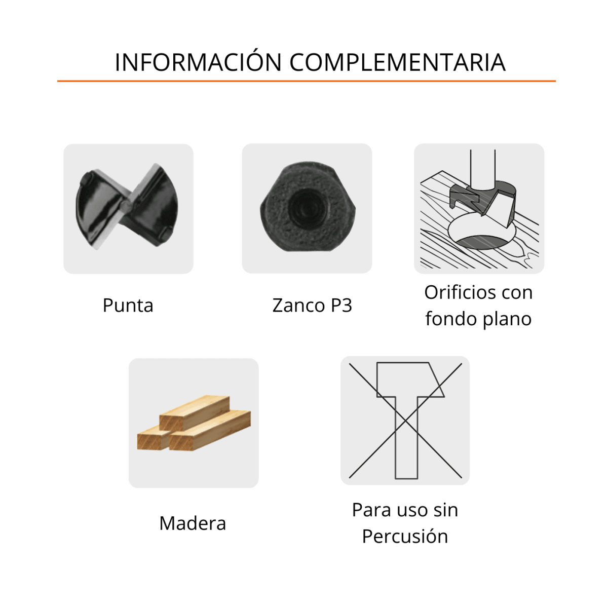 Broca para madera Forstner 30mm Truper3