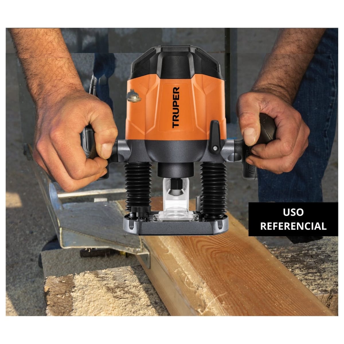 Fresadora ruteadora 1200w profesional Truper6