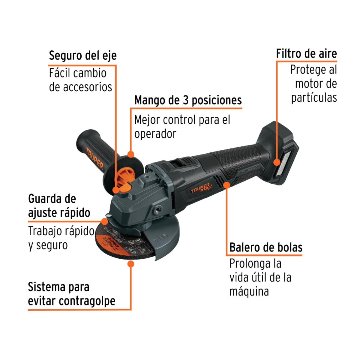 Amoladora 4 1/2