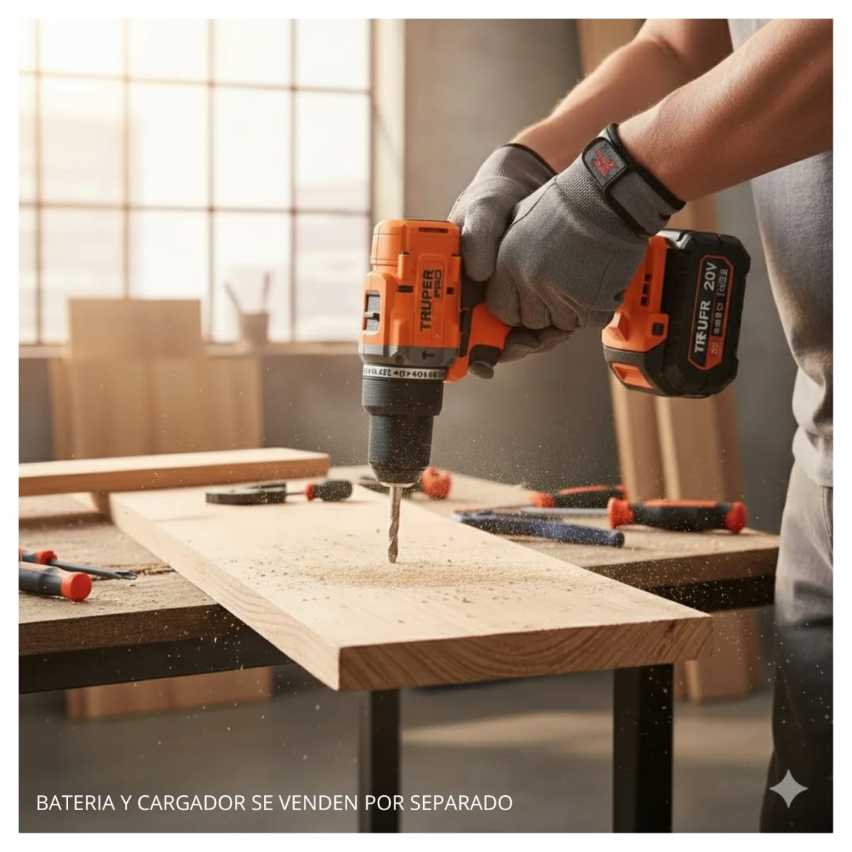 Taladro Percutor 20V (Solo cabezal) Truper3