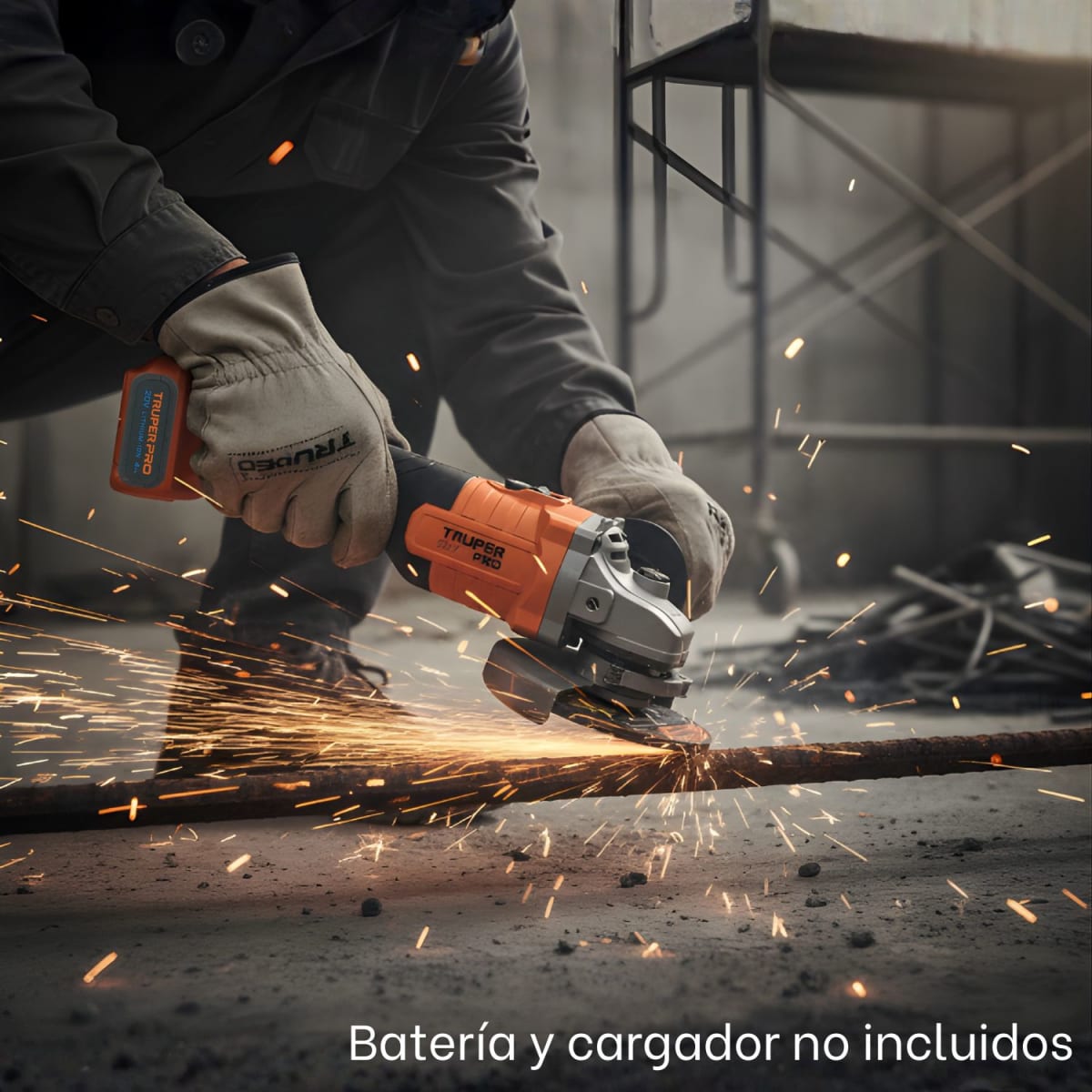 Amoladora 4 1/2 20V (Solo cabezal) Truper3